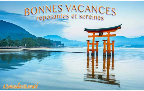 Bonnes vacances