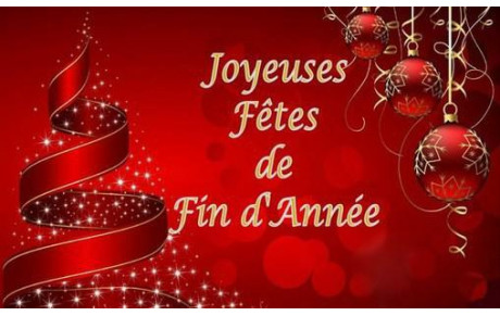 Joyeuses fêtes de fin d'année