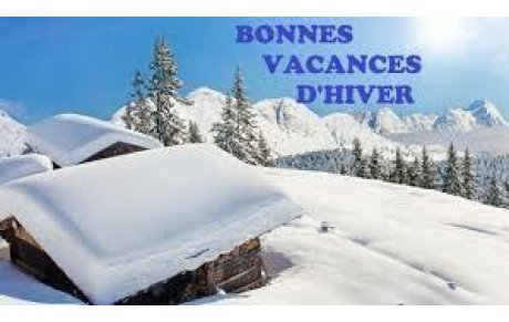 Bonnes vacances d'hiver 